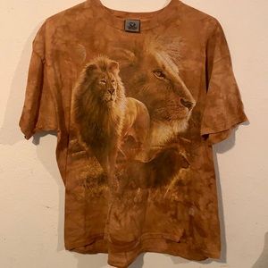 Vintage liquid blue lion tee